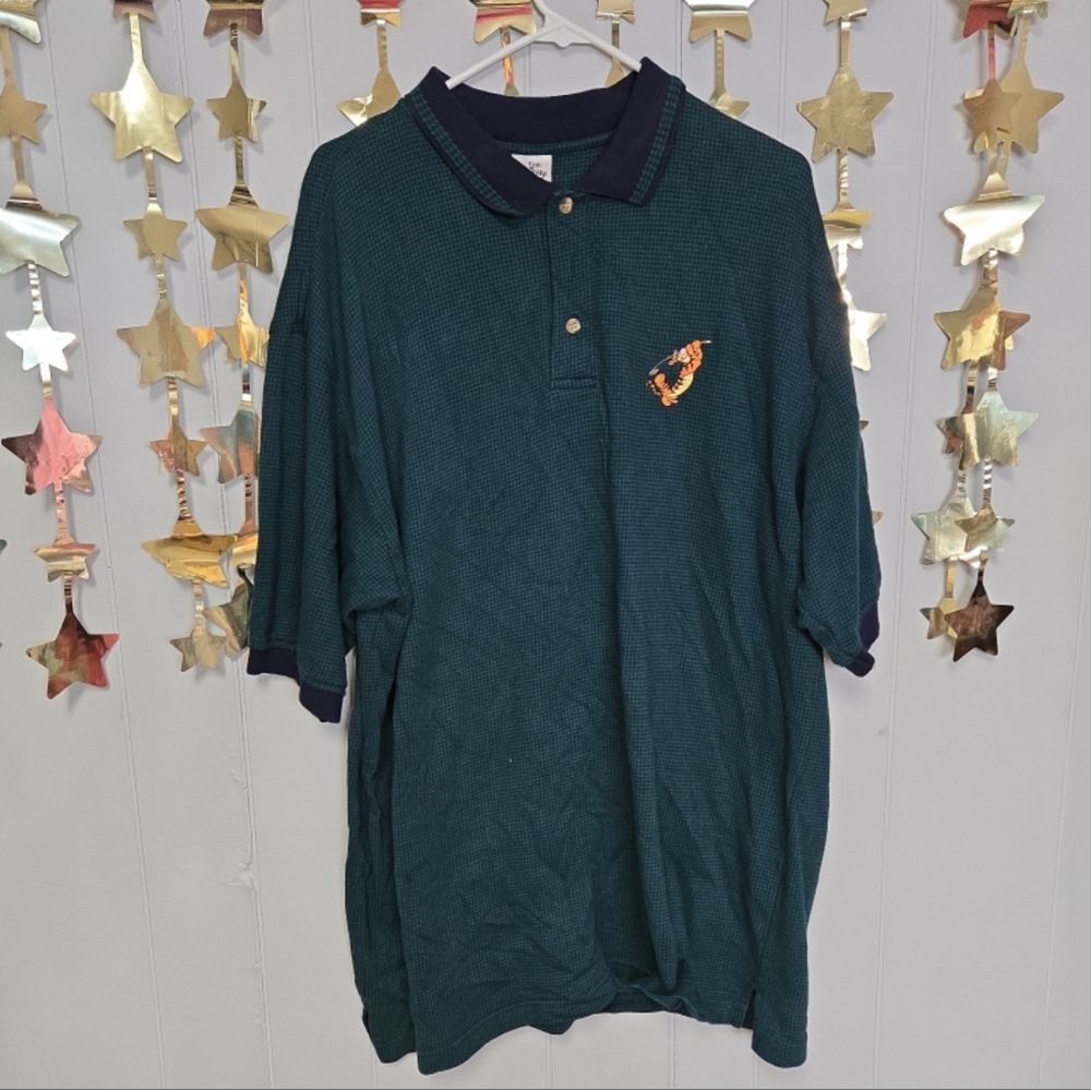 VINTAGE 1990S DISNEY STORE TIGGER GOLF POLO MENS XXL